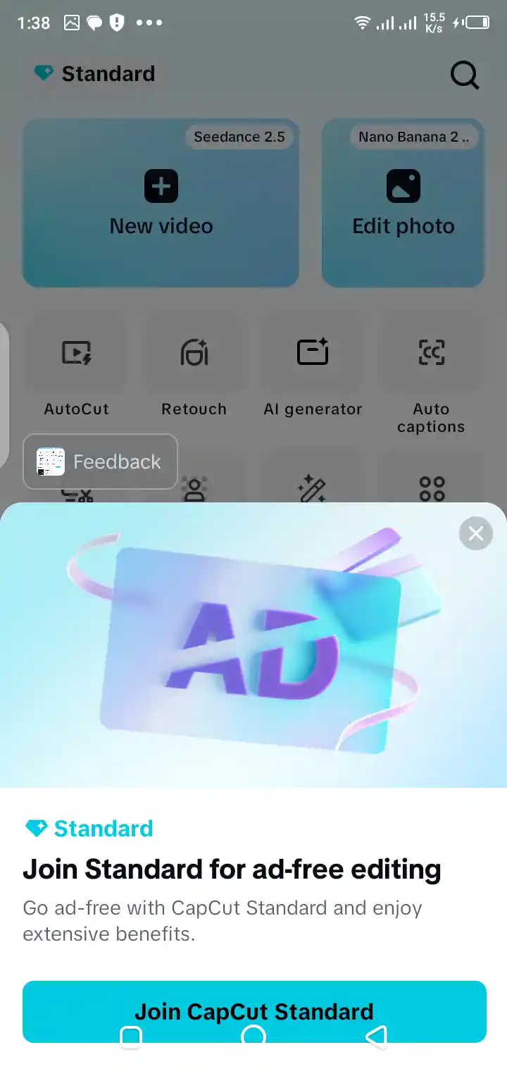 Screenshot of CapCut Pro APK